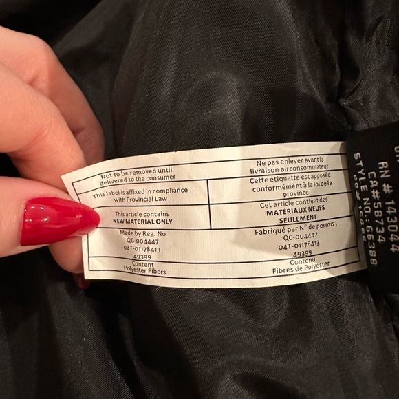 BAGATELLE.NYC Oversize Faux Leather Puffer Jacket, black, size Small - Picture 10 of 13